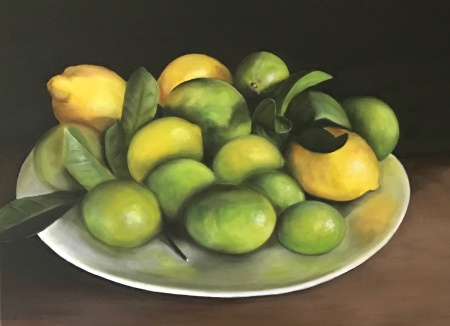 natura morta con lime